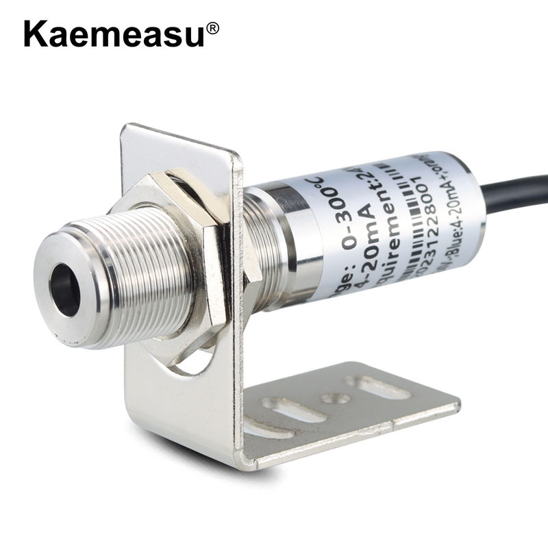 Kaemeasu 4 ~ 20mA Stainless Steel Sensor Suhu Industri High Temp Infrared Pyrometer Transmitter