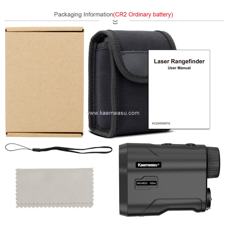 Kaemeasu Golf Range Finder CR2 Baterai Model Teleskop Tiang Bendera Kunci Sudut Pengukuran Jarak Meter M1000