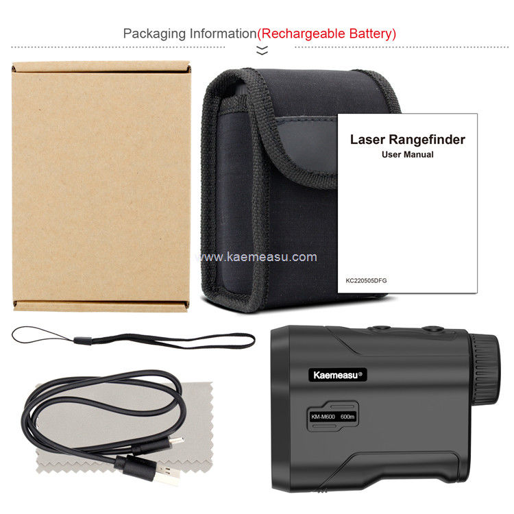 kaemeasu 6.5X Magnetisasi Golf Range Finder Teleskop Bandera Kunci Kunci Sudut Pengukuran Jarak Meter M1000