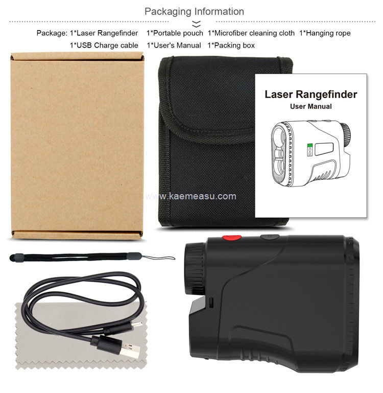 Kaemeasu Hunting Laser Rangefinder 6.5X Magnification Golf Teleskop Sudut Pengukuran Jarak Meter D800