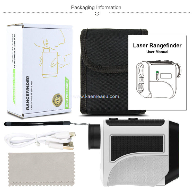 Kaemeasu USB Charging Golf Rangefinder Teleskop optik presisi tinggi LCD Display Laser Rangefinder F1000