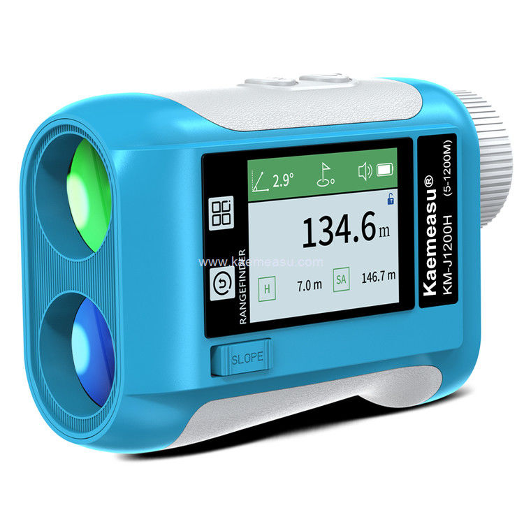 Kaemeasu Rechargeable Laser Rangefinder Voice Golf Rangefinder LCD Display Teleskop Dengan Layar Sisi J1200