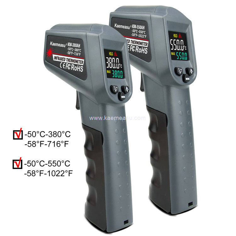 Kaemeasu Color Display High Heat Infrared Thermometer Dengan Penargetan Laser