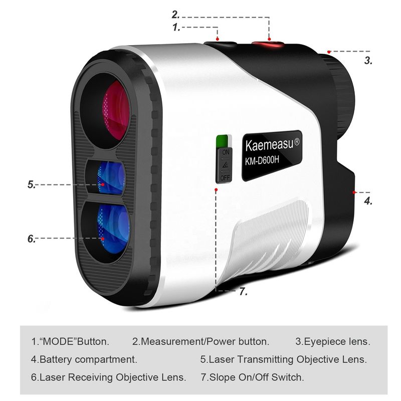 Oem Range Finder Slope Scope Jarak Meter Teleskop Multiple mode Untuk Berburu rangefinder laser Golf Laser Rangefinder