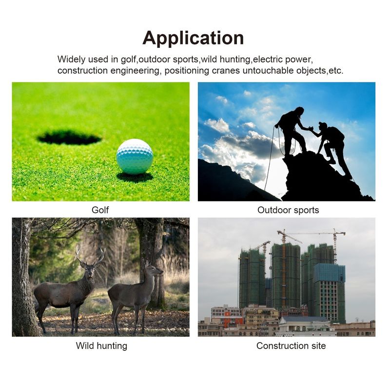 golf laser rangefinder olahraga outdoor berburu rangefinder handheld laser jarak meter teleskop