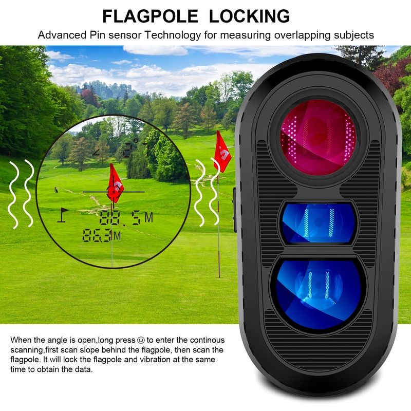 OEM Teleskop Olahraga luar ruangan Laser Rangefinder 450M-1000M Jangkauan lereng Perburuan Menembak Golf Jarak Meter