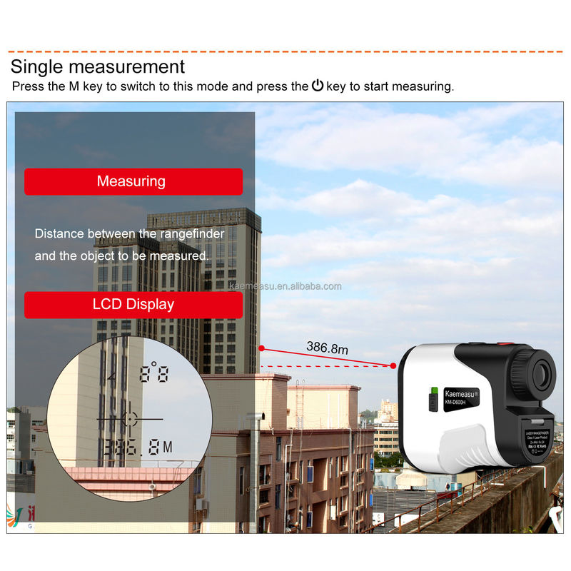 OEM Teleskop Olahraga luar ruangan Laser Rangefinder 450M-1000M Jangkauan lereng Perburuan Menembak Golf Jarak Meter