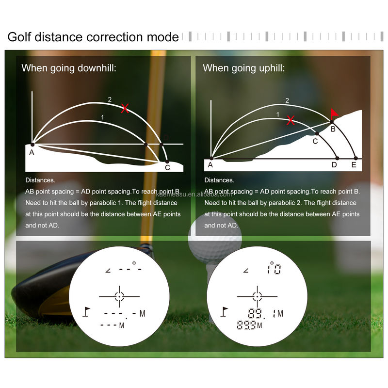 Kaemeasu Handheld Rechargeable OEM Hunting Golf Laser Rangefinder Dengan Magnet Adsorption 450M/600M/800M/1000M