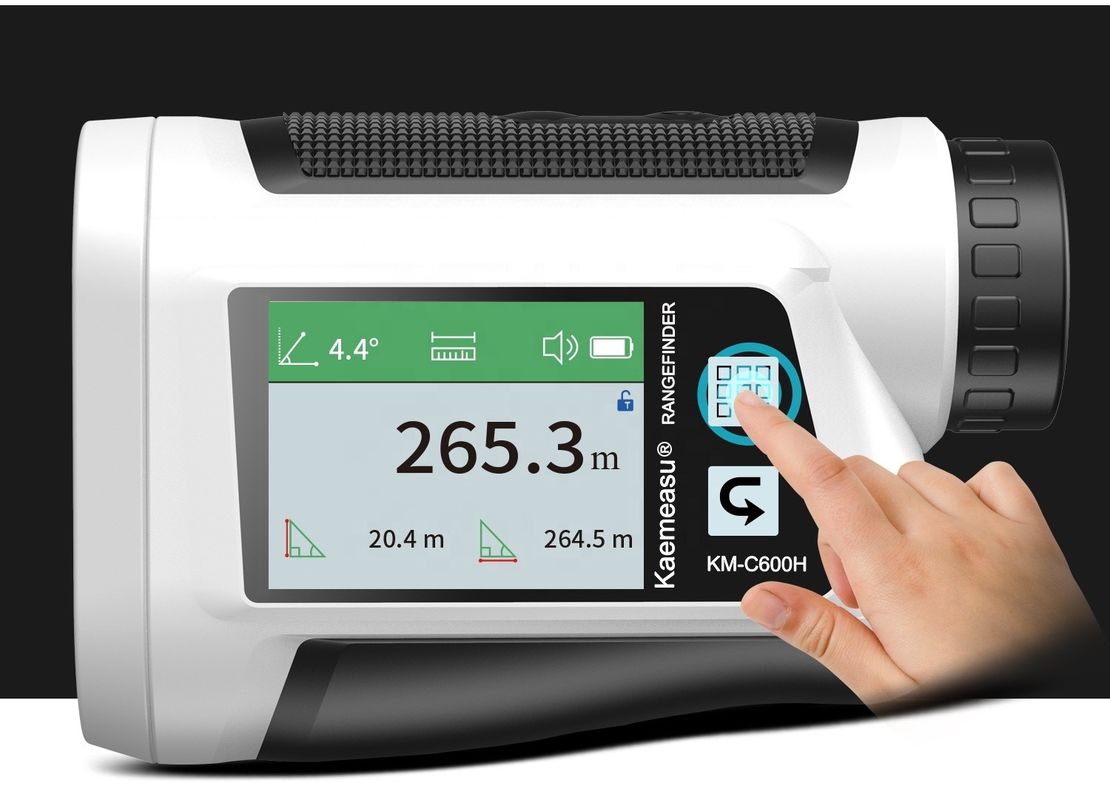 600m Oem Layar sentuh Digital Golf Jarak Meter Laser Rangefinder Laser Rangefinder Rangefinder Laser Rangefinder