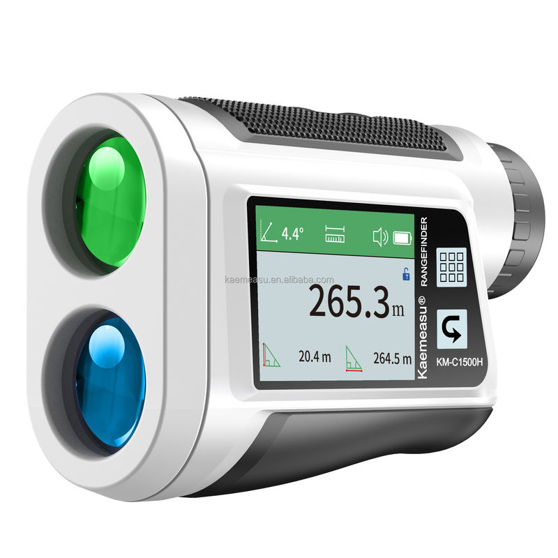 OEM 6x Rangefinder Laser Mounted Range Finder Golf Laser Range Finder Lithium Baterai Rechargeable Touch Type Color Screen IP54