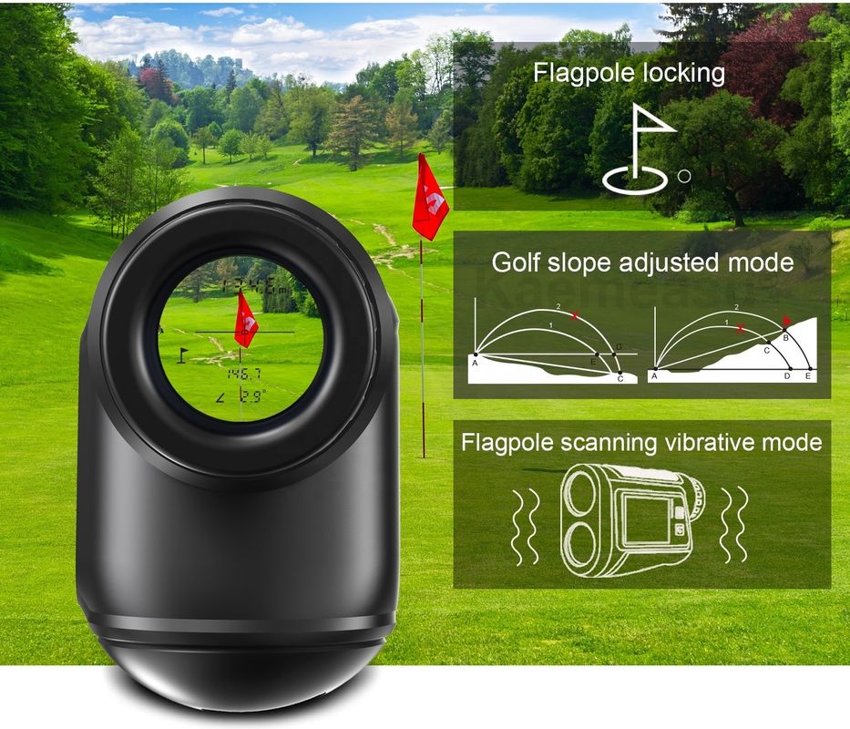 Meter jarak laser mini Golf Laser Rangefinder pencari berburu teleskop perangkat pengukuran laser 600m