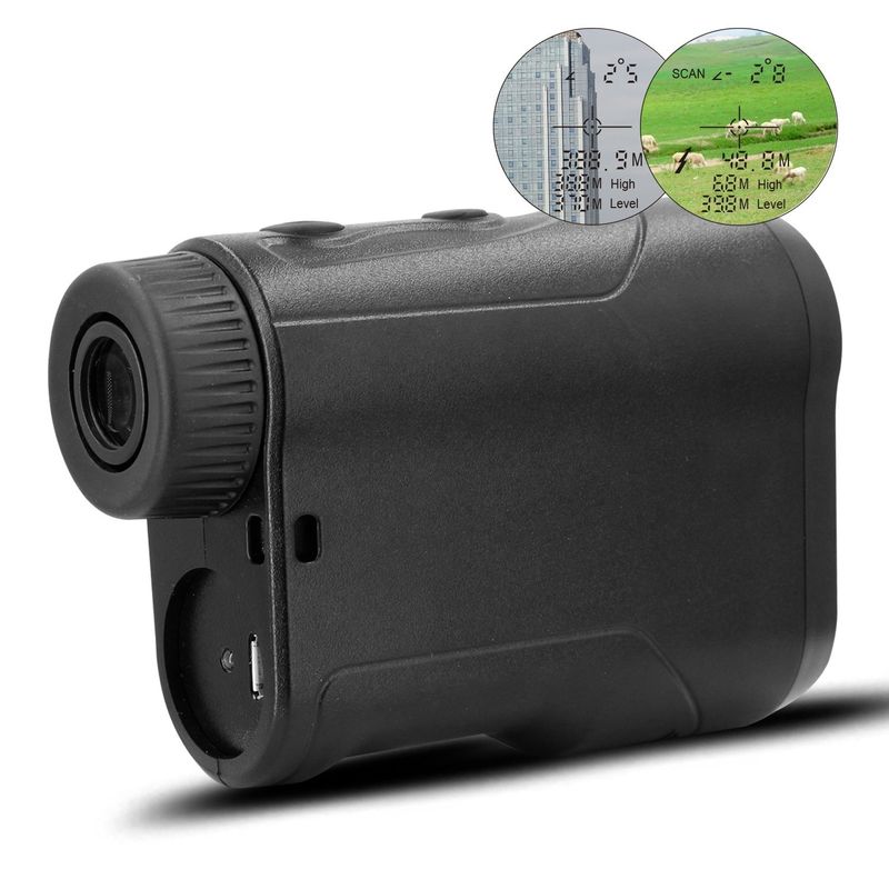 OEM Kualitas Baik Laser Rangefinder 450 Meter Digital Laser Range Finder berburu/golf/olahraga/insinyur