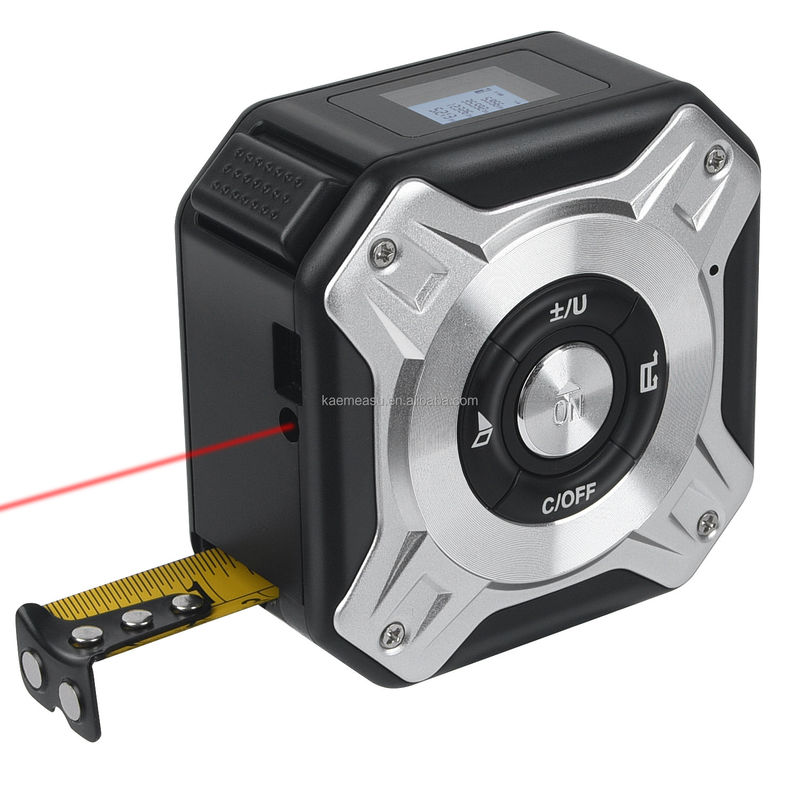 Multifungsi USB Pengukuran Pita Pengisi Penguasa Penguasa Elektronik Pengukur Instrumen Instrumen Laser Meter Jarak OEM
