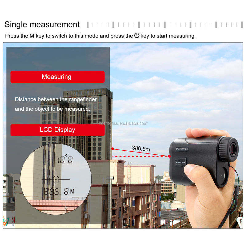 Telescope Laser Rangefinder Portable USB Charging Laser Distance Meter Monocular Golf Hunting Rangefinder 600M/656Yd