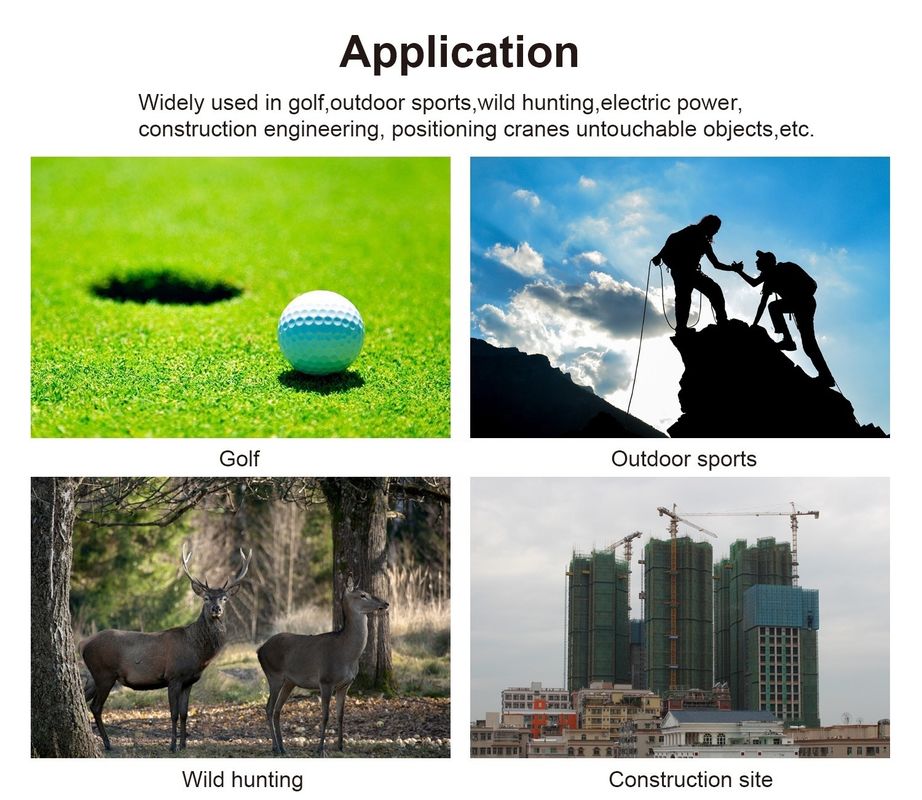 OEM ODM Range Finder 600/800/1000m Golf Distance Meter Multiple mode Laser Rangefinder Teleskop dengan switch kemiringan