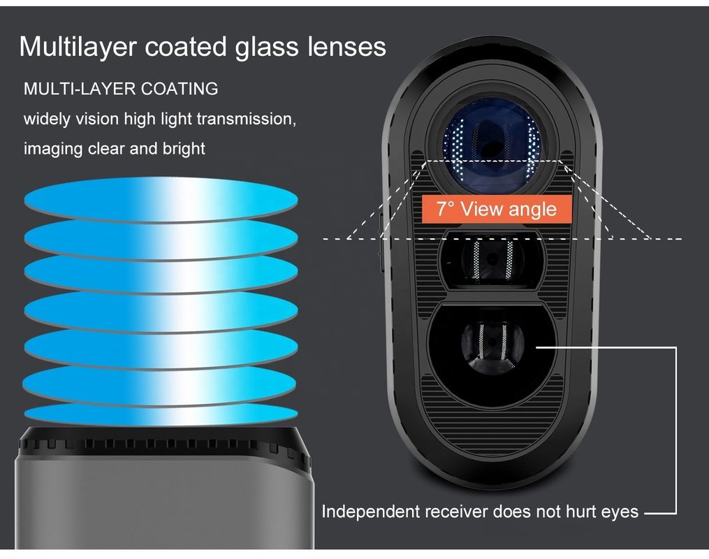 OEM ODM Range Finder 600/800/1000m Golf Distance Meter Multiple mode Laser Rangefinder Teleskop dengan switch kemiringan