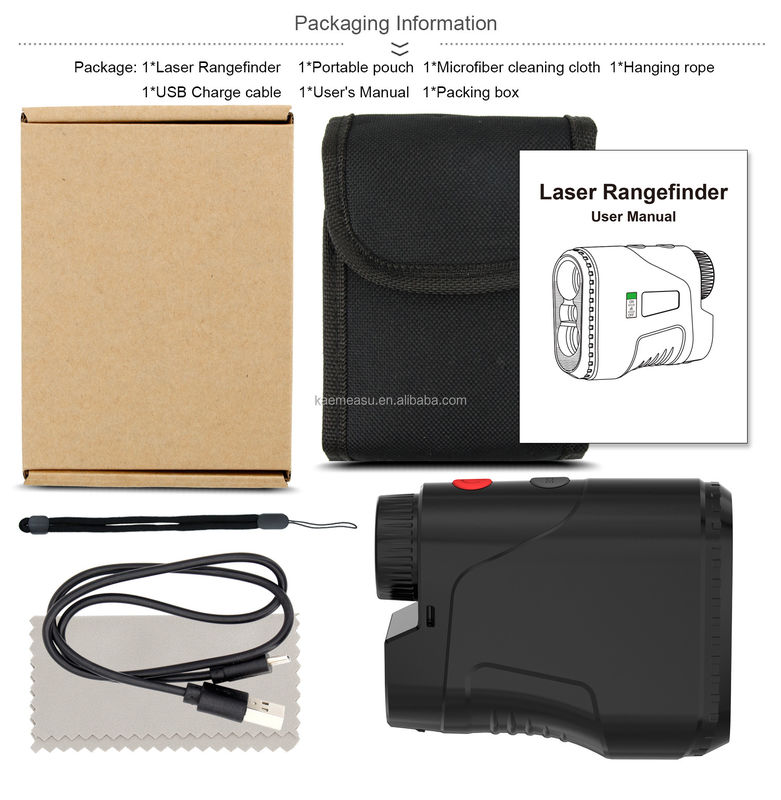 Oem Hunting Range Finder Slope Scope Laser Distance Meter Teleskop Multiple mode Laser Rangefinder untuk Berburu