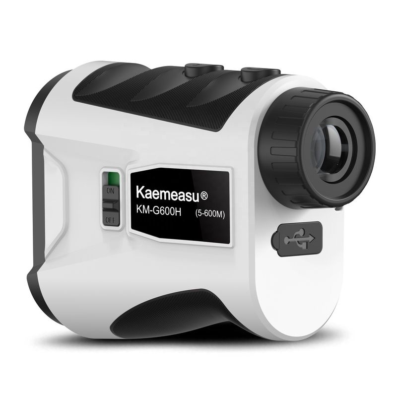 Golf Digital Laser Rangefinder Instrumen optik Teleskop Berburu Laser Rangefinder 1000m Dengan Jolt Dan Fungsi Magnetik