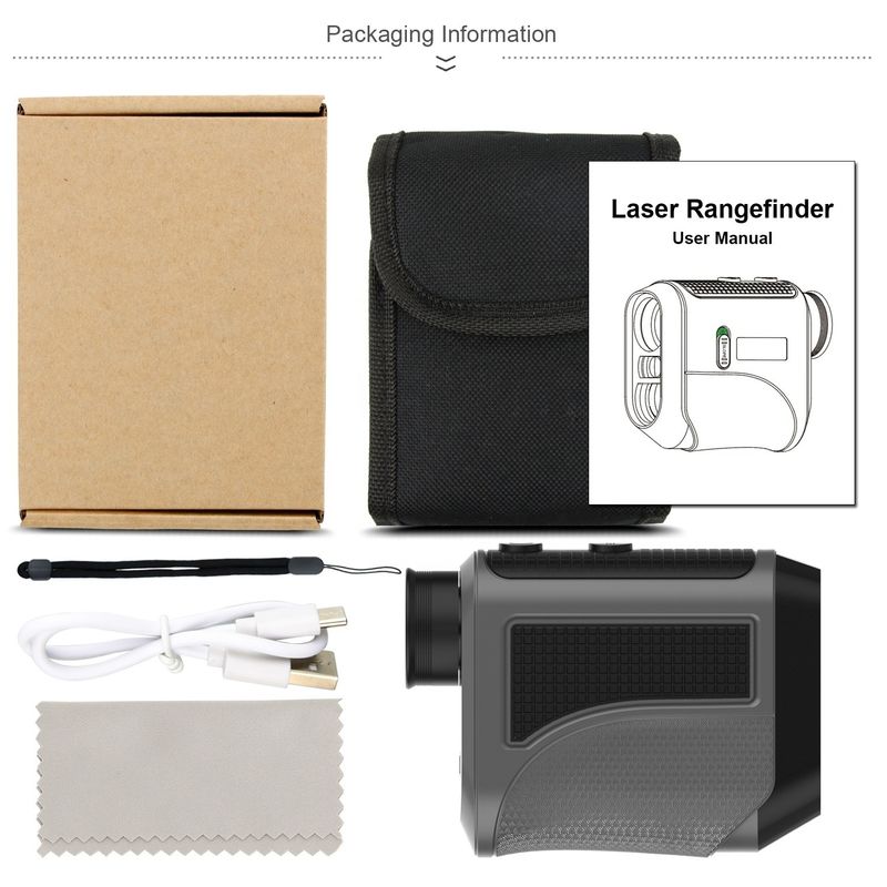 1000m Meter Jarak Panjang Golf Laser Rangefinder dengan presisi tinggi dan dukungan yang disesuaikan