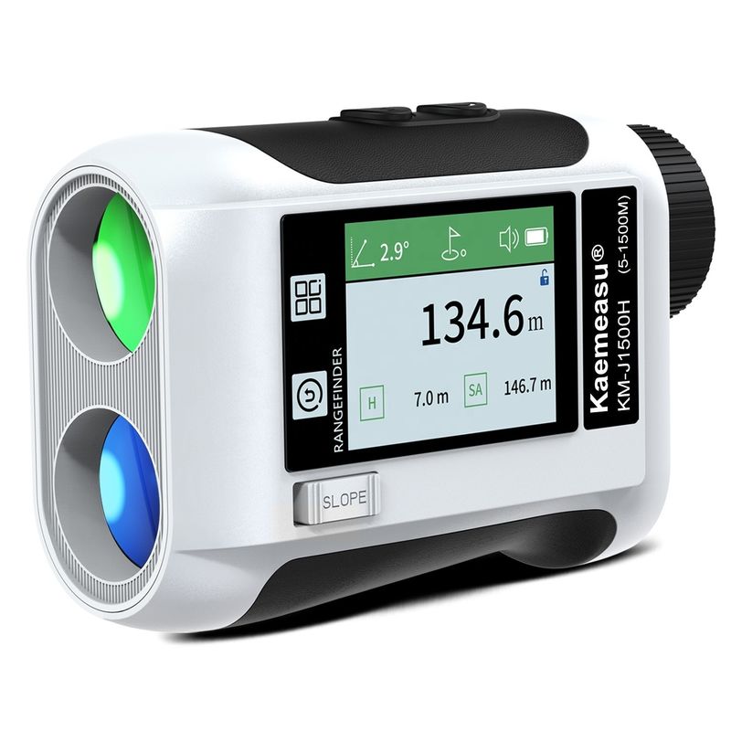 6.5X Magnification Golf Sport Laser Range Finder dengan Upgrade LCD Screen dan Instrumen Optik