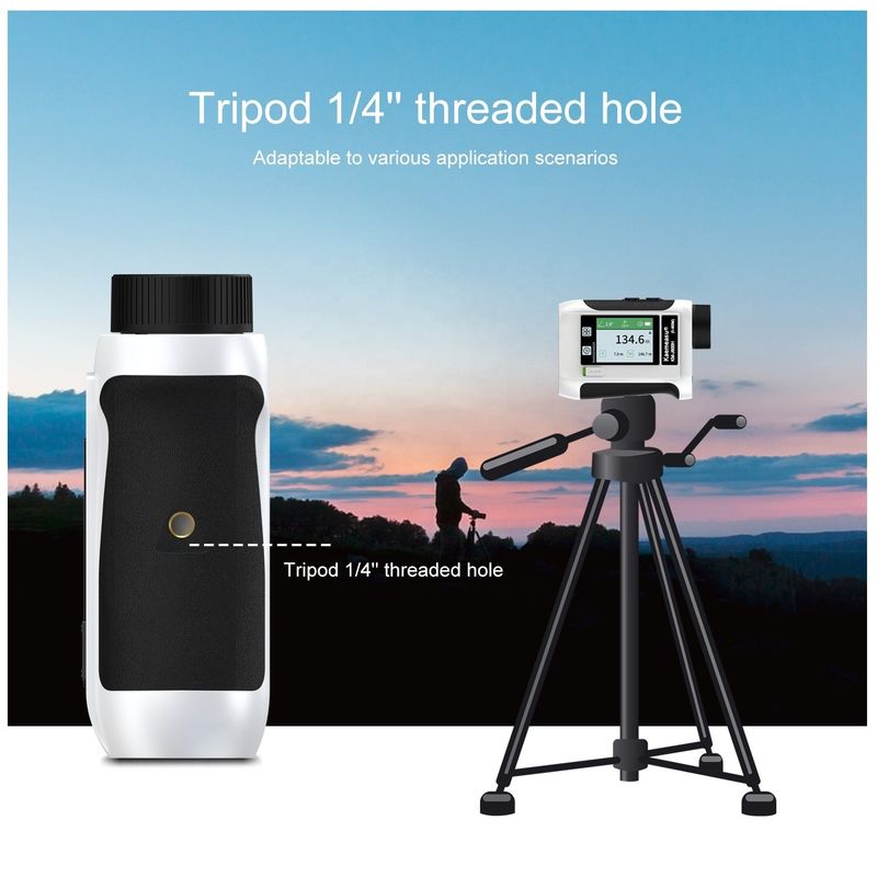 6.5X Magnification Golf Sport Laser Range Finder dengan Upgrade LCD Screen dan Instrumen Optik
