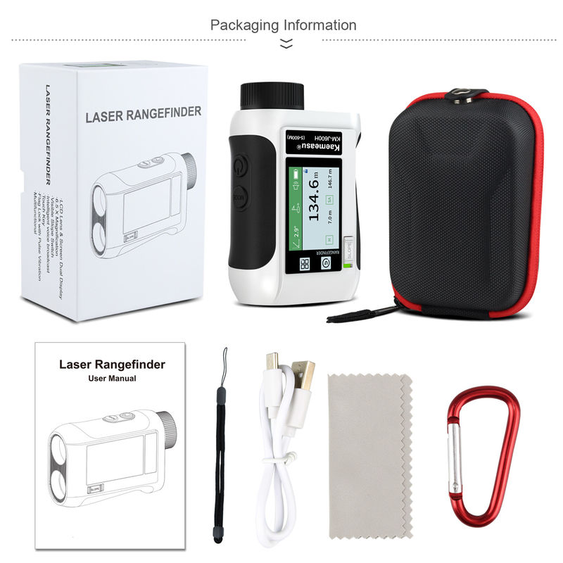 1500m OEM ODM optik golf rangefinder layar LCD suara cerdas berburu laser rangefinder diastimeter Golf Sport teleskop