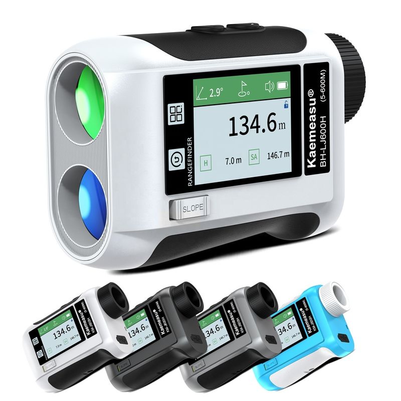 OEM/ODM Golf Mode Teleskop Olahraga Layar Sentuh Pintar Suara Golf Laser Rangefinder Teleskop