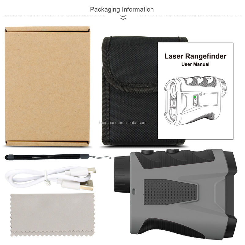 2024 Golf Baru Rangefinder Instrumen Optik Olahraga Luar Ruang Berburu Menembak Birding Teleskop Golf Laser Rangefinder