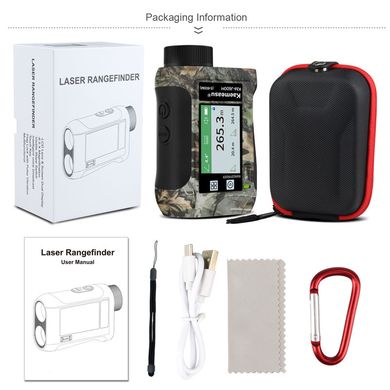 1500m CUSTOMIZE Golf Laser Rangefinder Teleskop Olahraga Luar Ruang Laser Jarak Meter Berburu Rangefinder