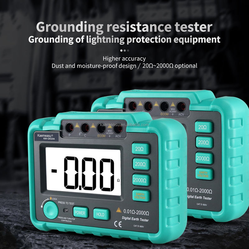 GR20A AC 200V grounding resistance Tester Megohmmeter pengukuran sirkuit resistance Tester resistance bumi Tester