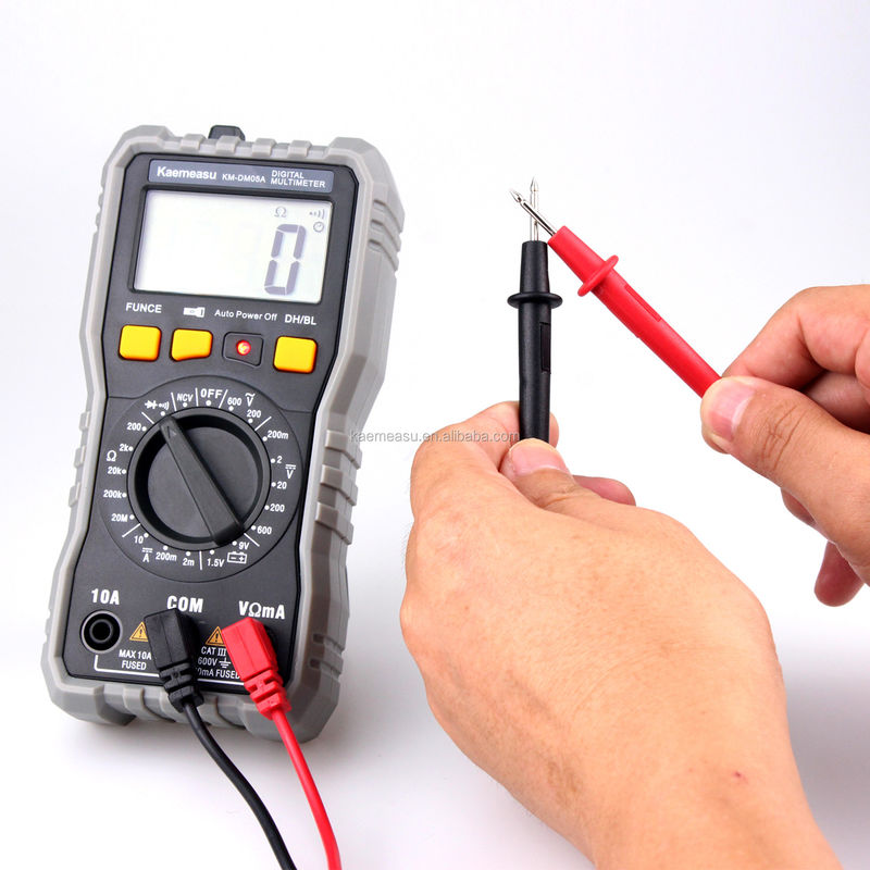 Profesional Listrik Multimeter Digital Tegangan arus Resistensi Diode Test Bench Multitester