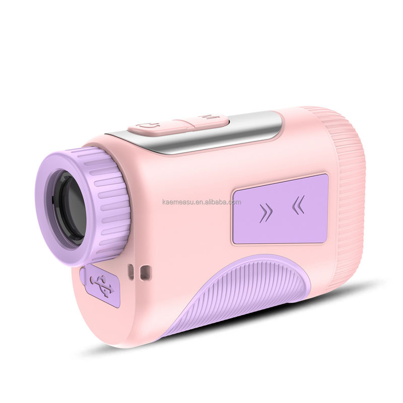 600m Mini Golf rangefinder Wanita Anak-anak Olahraga Outdoor Laser Range Finder Menembak Teleskop Berburu Golf laser rangefinder