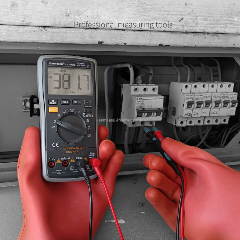 03B Multimeter Digital Profesional DC AC Voltage Current Resistance True RMS LED Diode Test Jangkauan Otomatis Universal Meter
