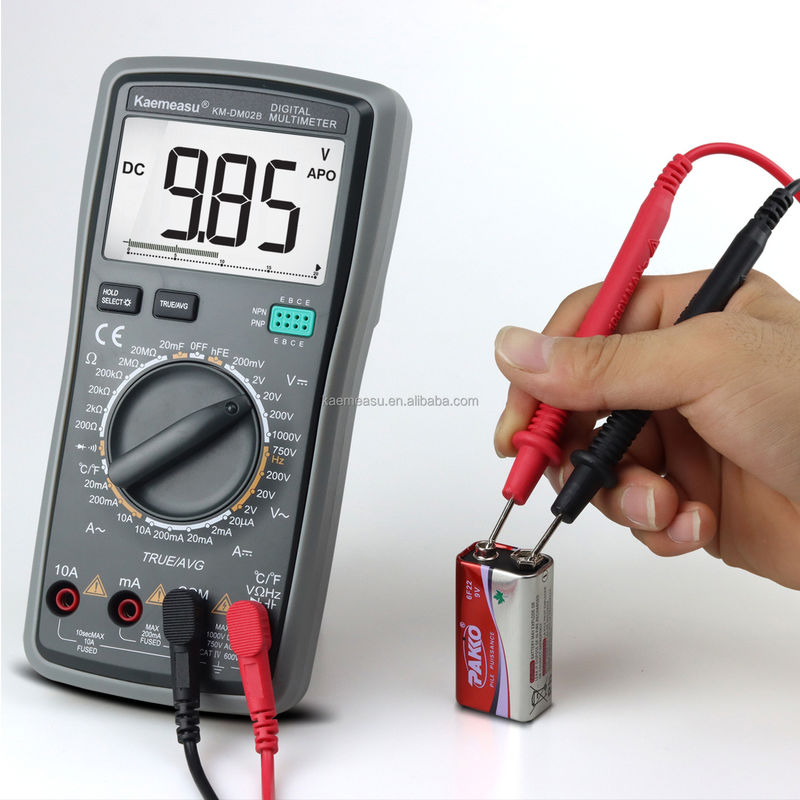 OEM ODM Multimeter Listrik T-RMS Tekanan, arus, resistensi, tes kapasitansi, tes Multimeter Digital Cerdas