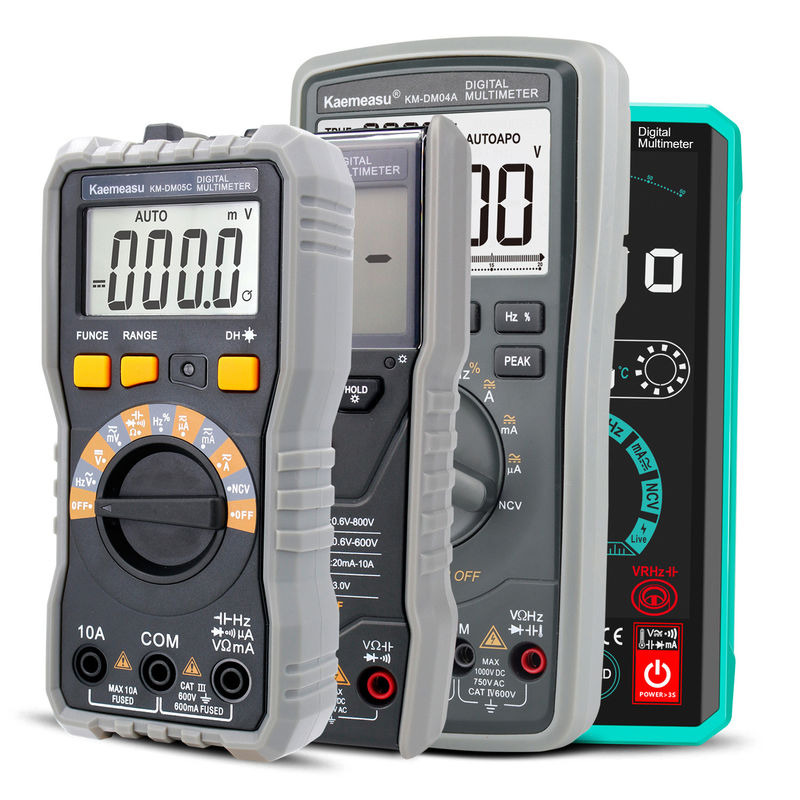 OEM ODM Smart Multimeter 6000 Menghitung Pakar Listrik Bangku Multimeter Mini genggam Ture RMS Square Wave Output Multimeter Digital