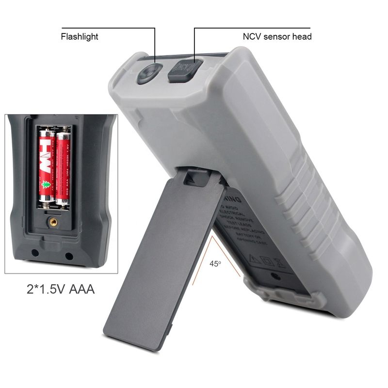 OEM ODM Digital multi tester T-rms multimeter elektronik Ncv Ohm Hz Tester avometer Mini multimeter portabel untuk dijual