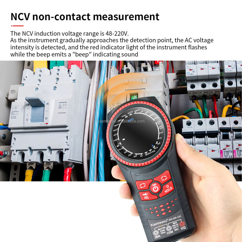 Auto Range Voltage Meters NCV TRMS Diode Test Current Resistance Tester Clamp Meters Multimetro Smart Digital Multimeter