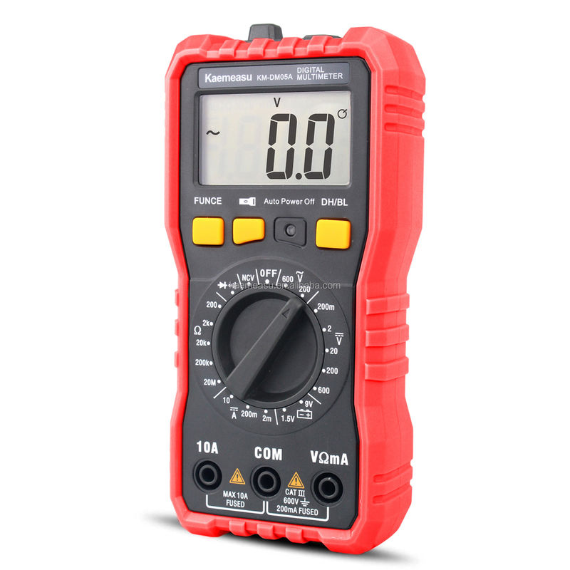 Mini Portable Multimetro Digital Profesional Listrik Dattery Voltage Meter Resistor Tester Smart Digital Multimeter