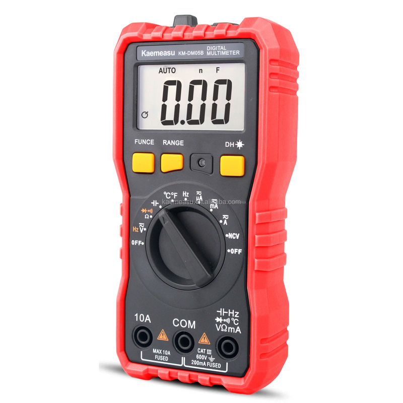 Mini Portable Multimetro Digital Profesional Listrik Dattery Voltage Meter Resistor Tester Smart Digital Multimeter