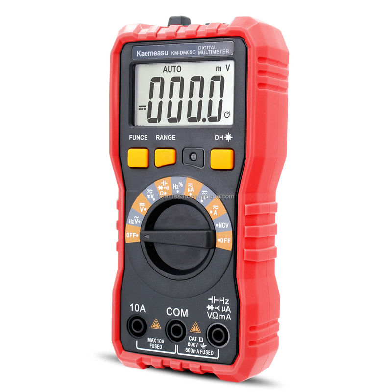 Mini Portable Multimetro Digital Profesional Listrik Dattery Voltage Meter Resistor Tester Smart Digital Multimeter