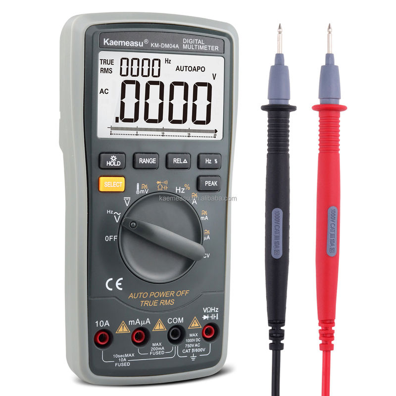 04A Clamp Meter AC DC Digital Voltmeter Diode Kontinuitas Uji Tegangan Meter Multimetro Smart Digital Multimeter