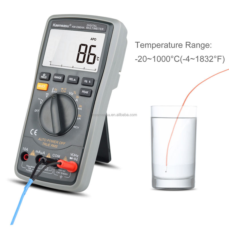 04A Clamp Meter AC DC Digital Voltmeter Diode Kontinuitas Uji Tegangan Meter Multimetro Smart Digital Multimeter