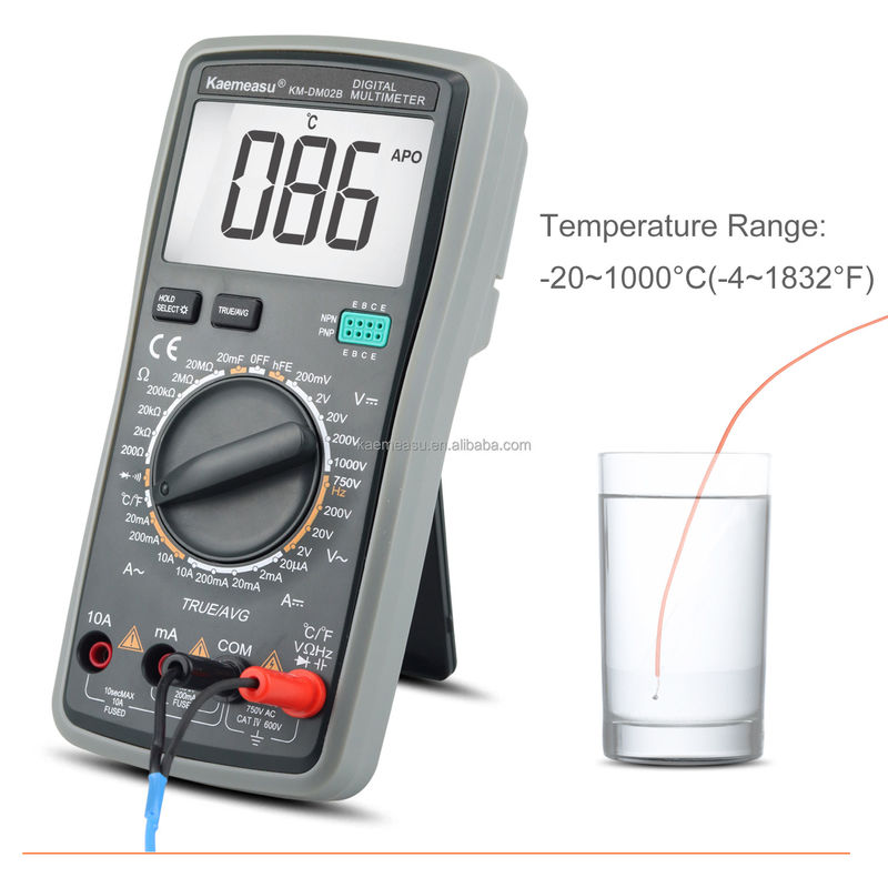 Elektrician Multi-Tester Range Auto 6000 Menghitung Analog Multimeter T-RMS Diode Test Kontinuitas Buzzer Digital Multimeter