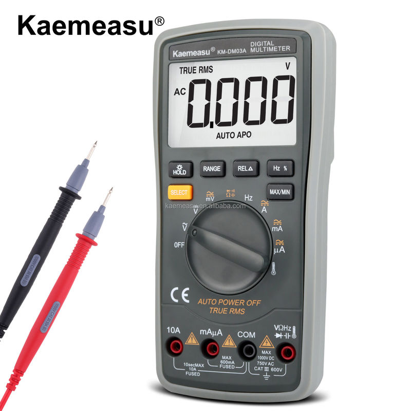 Multimeter Digital Autorange 1000V Voltage Meter True RMS LED Diode Test Multimeter Smart Multimeter