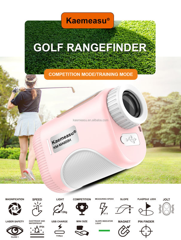 1200m Mini Golf rangefinder Wanita Anak-anak Olahraga Outdoor Laser Range Finder Menembak Teleskop Berburu Golf laser rangefinder