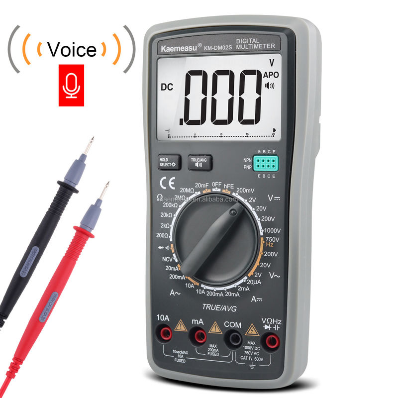 1000V Voltage Meter Multimeter Profesional Listrik Dattery Voltage Meter Resistor Tester Smart Digital Multimeter