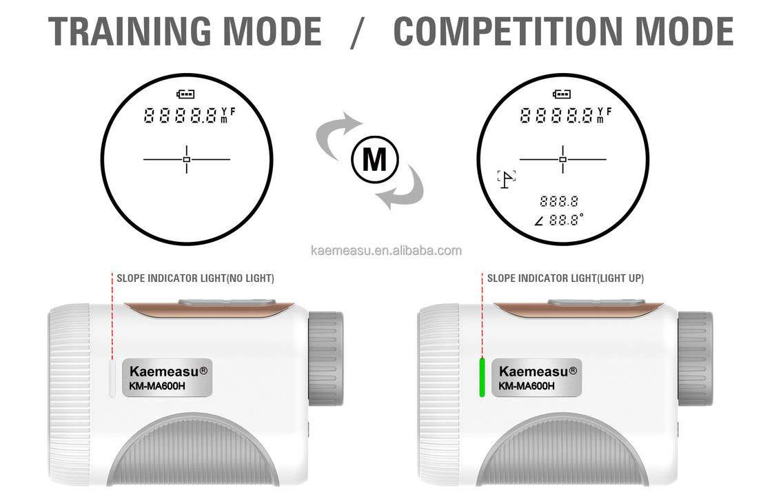 1200m OEM Golf Range Finder Slope Scope Laser Distance Meter Teleskop Golf Laser Rangefinder