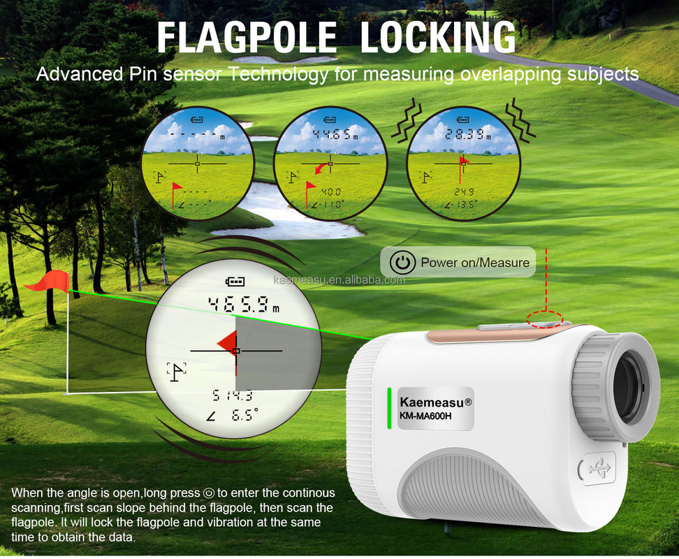 1000m Mini Golf Range Finder Golf Launch Monitor Laser Jarak Meter Telescope Pelatihan Laser Rangefinder