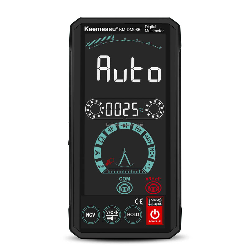 Intelligent Human Machine Interaction Multimeter LCD Color Display Voltage Tester Smart Digital Multimeter yang dapat diisi ulang