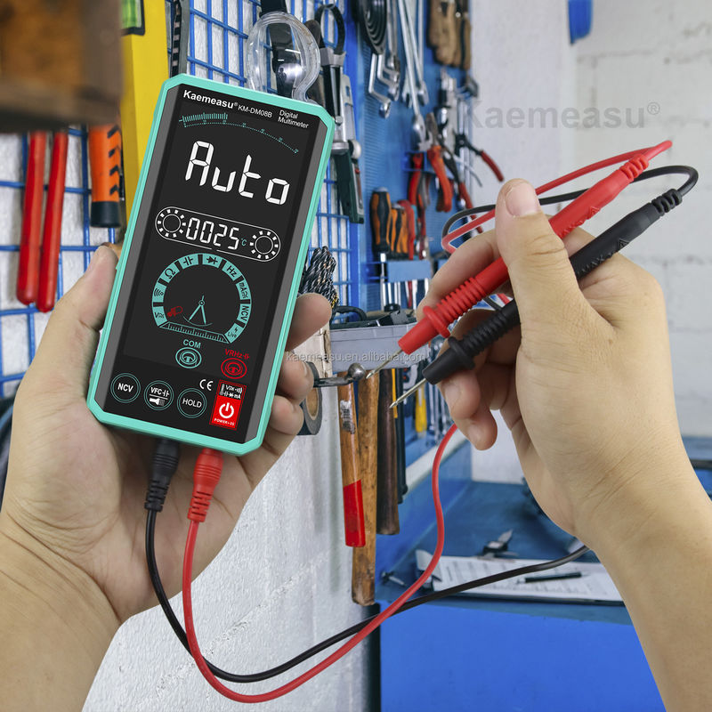 Intelligent Human Machine Interaction Multimeter LCD Color Display Voltage Tester Smart Digital Multimeter yang dapat diisi ulang